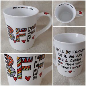 BFF Best Friends Forever Coffee Tea Mug Cup Lorrie Veasey Our Name is Mud 16 Oz